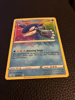 Pokemon TCG SWSH Shining Fates Kyogre 021/072 Amazing Rare Holo NM - Image 2