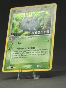 Pokemon EX Deoxys Silcoon 46/107 Reverse Holo Stamped - Image 2