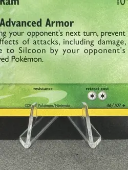 Pokemon EX Deoxys Silcoon 46/107 Reverse Holo Stamped - Image 3