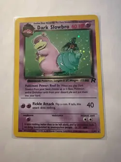 Pokemon TCG Dark Slowbro Team Rocket 12/82 Holo Unlimited Holo Rare LP!! - Image 1