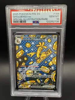 Gholdengo ex 164/131 Sv: Prismatic Evolutions Holo SIR PSA 10 Gem Mint Pokemon - Image 1