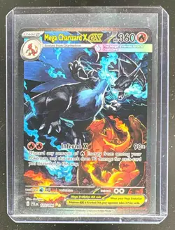 Mega Charizard X ex 2025 Pokemon Phantasmal Flames #125 SIR - Image 1