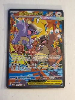 Pokemon Mega Kangaskhan EX 182/132 Mega Evolution NM/MINT PACK FRESH - Image 1