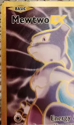 POKEMON XY EVOLUTIONS MEWTWO EX 103/108 FULL ART ULTRA RARE NEAR MINT - Image 3