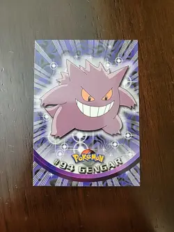 NM! Gengar #94 Blue Logo Topps Pokemon Series 2 Tv Animation Edition - Image 1