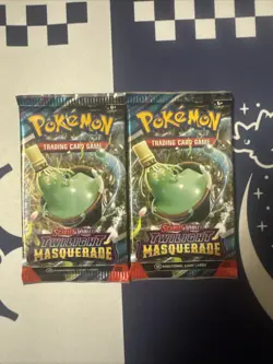 Pokemon TCG: Scarlet and Violet Twilight Masquerade Booster Packs X2 - Image 1