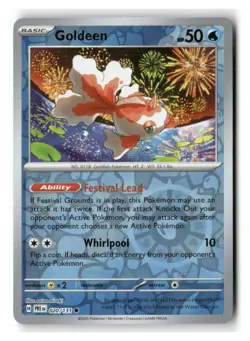 Goldeen 020/131 Common Prismatic Evolutions Pokemon Reverse Holo Near Mint - Image 1