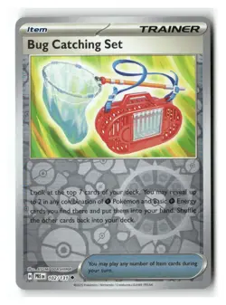 Bug Catching Set 102/131 Uncommon Prismatic Evolutions Pokemon Reverse Holo NM - Image 1