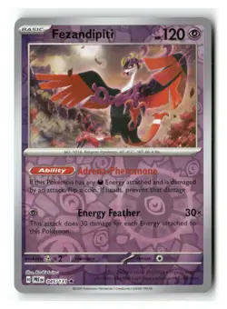Fezandipiti 045/131 Rare Prismatic Evolutions Pokemon Reverse Holo Near Mint - Image 1