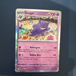 2023 Pokemon Mew 151 Gengar Rare 094/165 Holo LP - Image 1