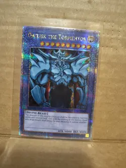 Yu-Gi-Oh! Obelisk the Tormentor Effect Quarter Century Secret Rare Holo LC01-EN - Image 1