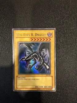 Yu-Gi-Oh Red-Eyes B. Dragon SDJ-001 Rare Holo Unlimited - Image 1