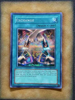 Yugioh Exchange EDS-001 Parallel Secret Rare LP - Image 1