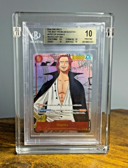 2024 One Piece Shanks Manga PRB01 The Best OP01-120 BGS 10 Pristine English - Image 1
