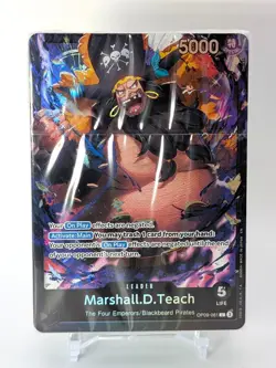 One Piece Sealed ST-27 Starter Deck - Marshall.D.Teach - Deck Only - English - Image 1