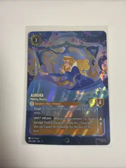 Disney Lorcana TCG Aurora Waking Beauty Enchanted 208/204 EN 7 - Image 1