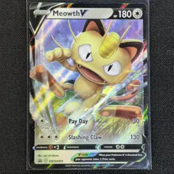 Meowth V - SWSH004 - Black Star Promo - Sword & Shield - Pokemon Card - NM/M - Image 1