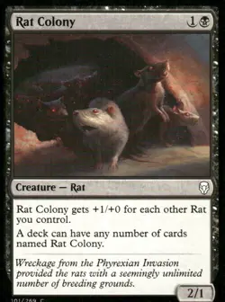 Rat Colony 101/269 The List Reprints MTG Magic the Gathering card - Image 1