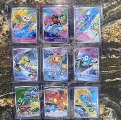 Pokemon 2026 First Partner Illustration Collection Series 1 Promos Set 9 Cards C - Image 1