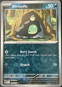 Shroodle 144/193 Sv02: Paldea Evolved Reverse Holo - Pokemon Card - Image 1
