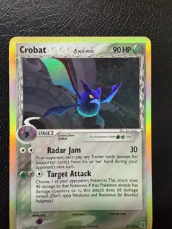 Crobat 2/113 EX Delta Species Holo Rare Pokemon TCG Card LP - Image 2