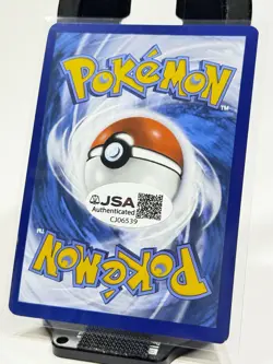 Bulbasaur #133 autographed by Tara Sands Pokemon Card Mega Evo JSA Certificate - Image 4