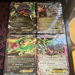 Pokemon EX Promo Card Lot Garchomp Tyrantrum Flygon Rayquaza Holo English 2015 - Image 1