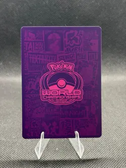 Mew V 113/264 2023 Pokemon Card - World Championships Fusion Strike - NM - Image 2