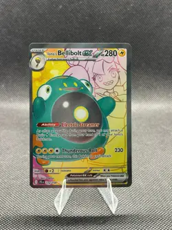 Pokemon TCG Iono's Bellibolt EX Full Art Ultra Rare Holo Card 172/159 - Image 1