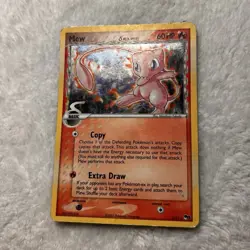 Pokemon Mew Delta Species Holo Card 3/17 2007 60 HP Psychic Basic - Image 1