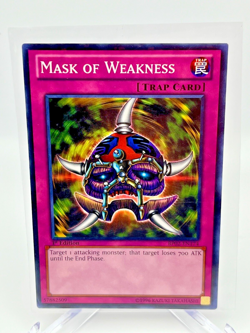 Mask of Weakness BP02-EN174 Yu-Gi-Oh Card 1st Edition Mosaic Rare NM - Image 1