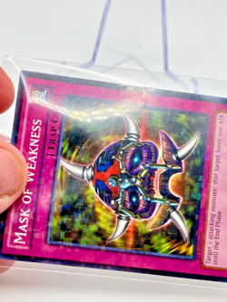 Mask of Weakness BP02-EN174 Yu-Gi-Oh Card 1st Edition Mosaic Rare NM - Image 2