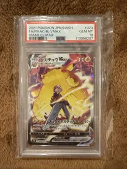 JAPANESE TRADING CARDS / Pikachu VMAX 223/ PSA10 / Pokemon VMAX Climax - Image 1