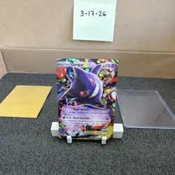 Pokemon TCG Gengar EX Full Art Holo 34/119 170 HP Ghost Card - Image 2