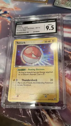 Pokemon Voltorb 85/112 FireRed & LeafGreen Reverse Holo Card CGC 9.5 - Image 1