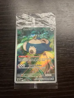 Snorlax SEALED SV: Scarlet & Violet Promo Cards 051 Promo Holo NM - Image 3