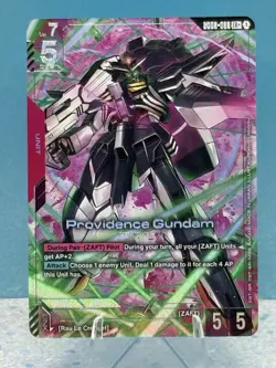 Gundam Card Game Steel Requiem Providence Gundam GD03-033 LR+ - Image 1