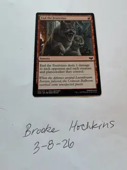 End the Festivities - Innistrad: Crimson Vow: #155, Magic: The Gathering Nm C282 - Image 2