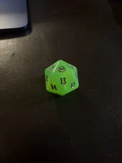 MTG - TMNT - Overszed D20 spindown life counter - Image 1