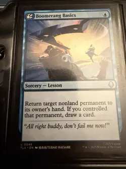 Boomerang Basics - Avatar The Last Airbender - MTG - NM - Image 1