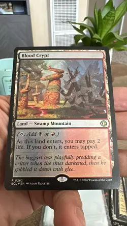 Blood Crypt #262 FOIL MTG Lorwyn Eclipsed Magic The Gathering Rare Land - Image 1