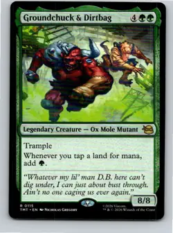 Magic the Gathering Groundchuck & Dirtbag Teenage Mutant Ninja Turtles MTG - Image 1