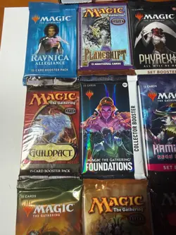 MTG RARE! Sealed Booster PackS Lot (9) MTG, Lord of the Rings Kamigawa Kaldheim - Image 3