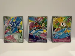 Pokemon TCG First Partner Illustration Collection Series: 7th Gen - Complete Set - Image 1