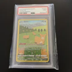 Pokemon TCG Ditto Crown Zenith-Galarian Gallery Gg22/Gg70 Holo Ultra Rare PSA9 - Image 1
