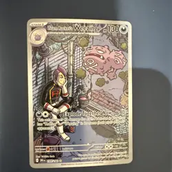 2025 Pokemon Destined Rivals Team Rocket’s Wheezing Illustration Rare 199/182 NM - Image 1