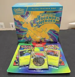 Pokemon TCG: Ascended Heroes ETB Sealed + Bonus 2 Pack Blister Pack - Image 1