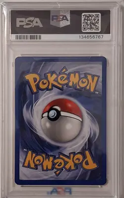 Pokemon Black Star Surfing Pikachu Pokemon League Promo #28 PSA 8 Vintage D2 - Image 2