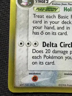 Pokemon TCG Ampharos Ex Dragon Frontiers Delta Species 1/101 Holo Rare 2006 Card - Image 5