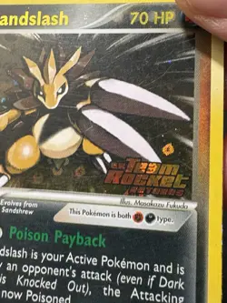 Dark Sandslash EX Team Rocket Returns #18/109 Reverse Holo 2004 Stamped Pokemon - Image 5